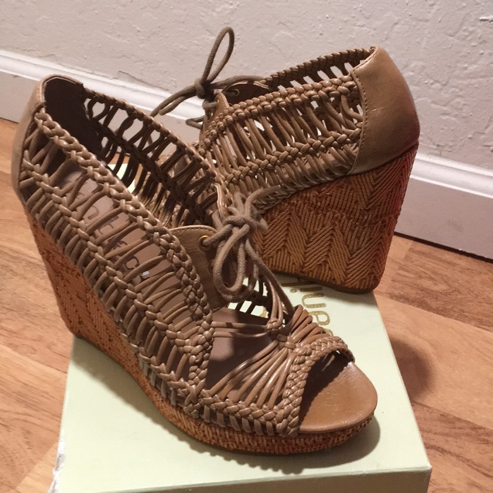 Daniblack Beck wedge heel sandal